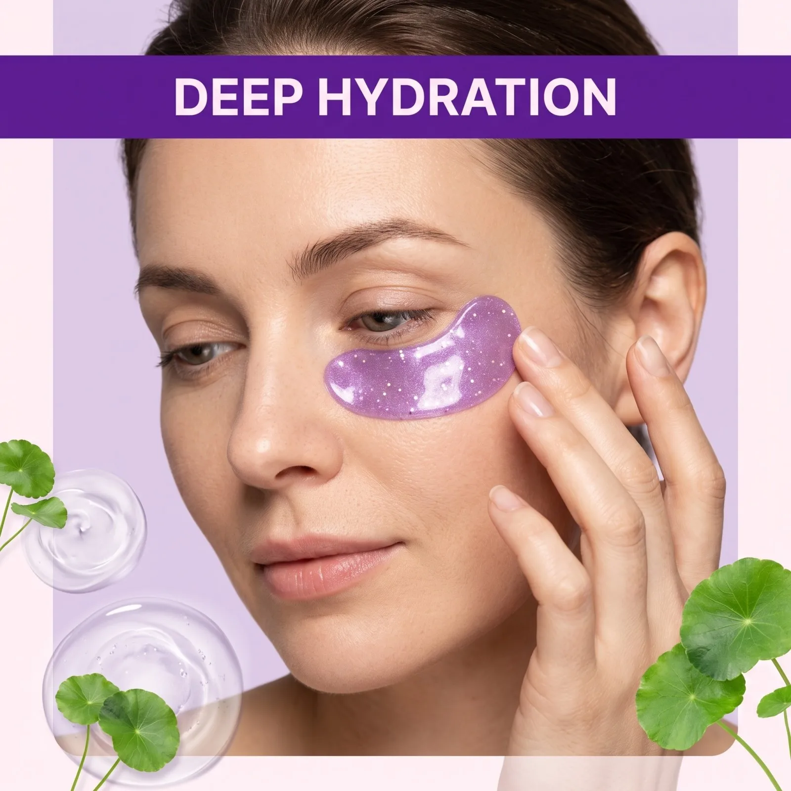 Collagen Hydrating Eye Mask Moisturizing Smooth Fit Eyes Gentle Brightening Reduce Fine Lines Breathable Eye Patch Daily Care