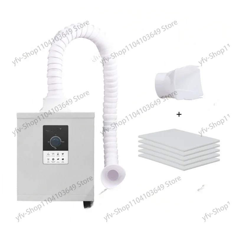 Laser Fume Extractor FES150 Soldering Smoke Absorber Purifier for Nail Salon,DTF Shaker,Laser Engraving 110V/220V