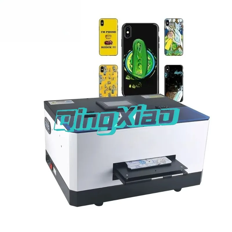 Small Size Desktop Flat UV Printer Customized Phone Case Printing Machine for Card Acrylic Wood Metal PVC High Efficiency Stable