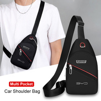 for BYD F3 E6 Yuan Plus Atto F0 G3 I3 Ea1 Song Max Tang Dmi F3 G6 Qin New Car Badge Chest Bag Crossbody Shoulder Bag Travel Pack