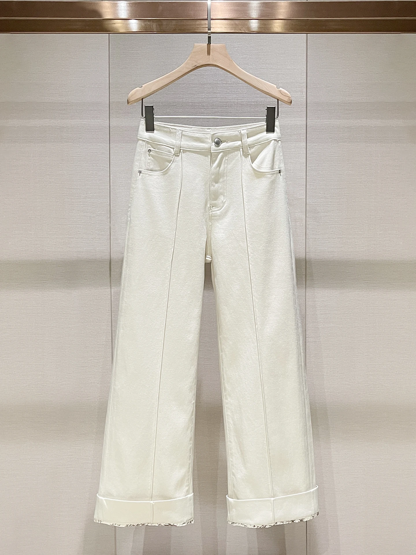 

Джинсы с высокой талией и прямыми штанинами для женщин: модные повседневные джинсы в американском ретро-стиле, новинка весенней коллекции, облегающие джинсовые брюки