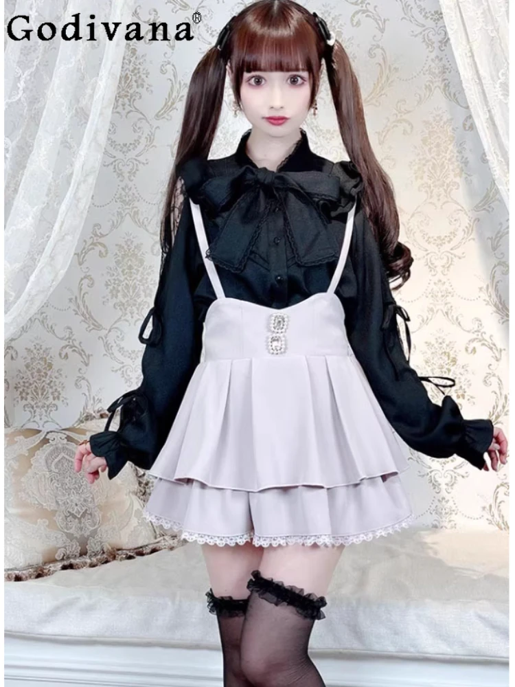 

Новая модная японская юбка-трапеция большого размера с завышенной талией, универсальная, с эффектом омоложения, для повседневной носки, короткая