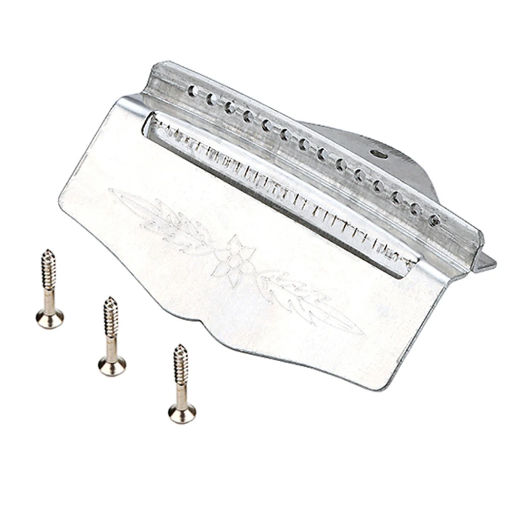 

14-string Mandolin Pull Board Plate Metal Tailpiece Bridge Accessories Banjo Stringed Musical Instruments