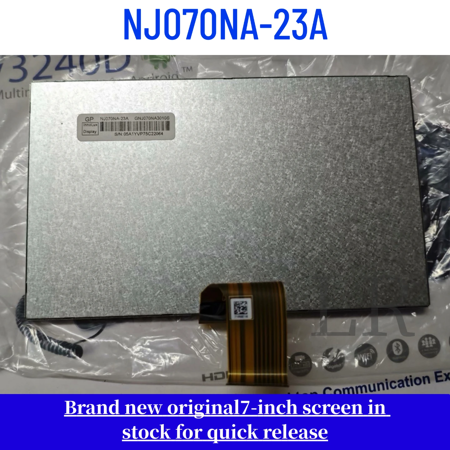 nj070na-23a-新品、純正の7インチlcdタッチスクリーン