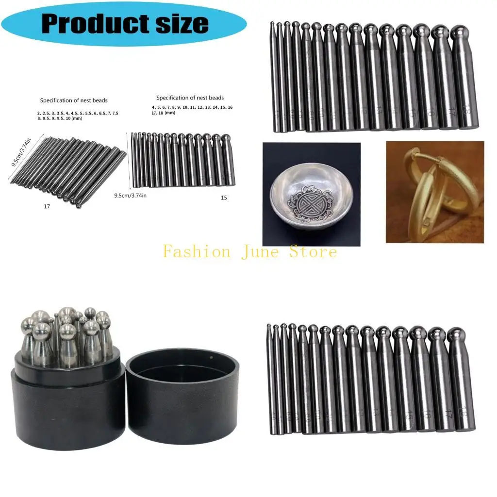 

N5KA Steel Craft Set 15Pcs For Professional Jewelry Making And Metalwork