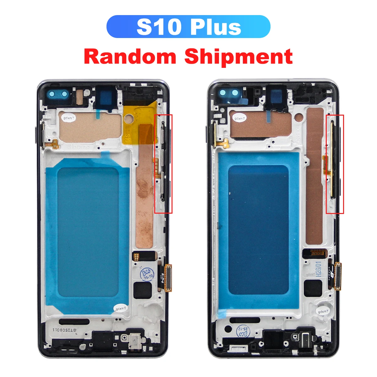 Screen with Frame for Samsung S10 Plus G975 G975F SM-G975F Lcd Display Digital Touch Screen for Samsung S10+ Display Assembly
