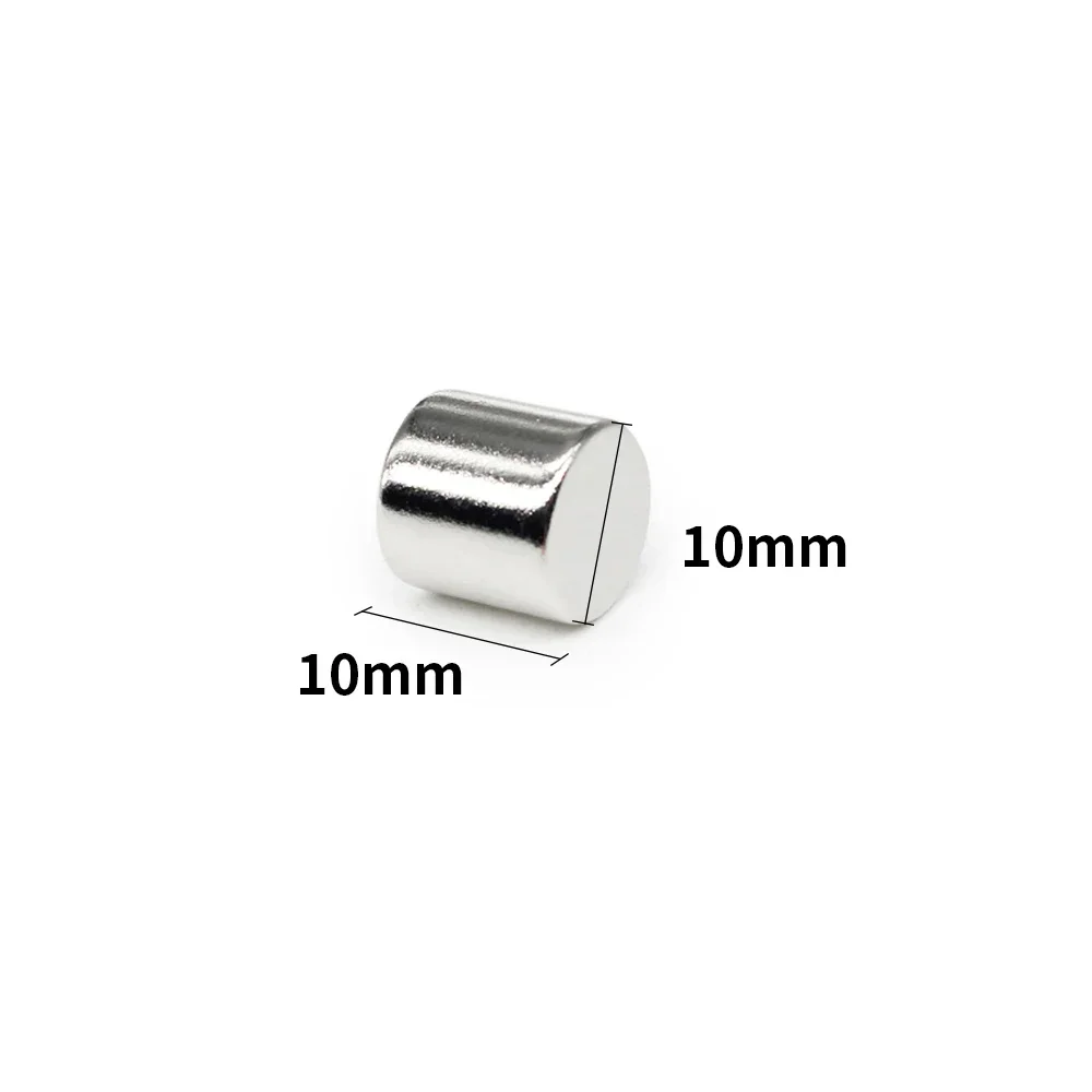 5/10/20/25/50PCS 10x10mm Disc Rare Earth Magnets 10x10mm Round Neodymium Magnet Strong 10mmx10mm Permanent Magnet 10*10 N35