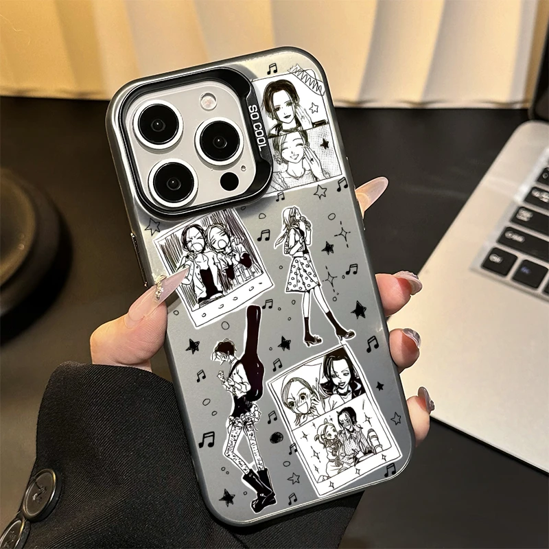 الموسيقى شخصيات كرتونية قضية الهاتف لسامسونج غالاكسي S25 S24 S23 الترا S22 S21 FE زائد A54 A53 A55 A33 A34 A35 A16 A15 غطاء