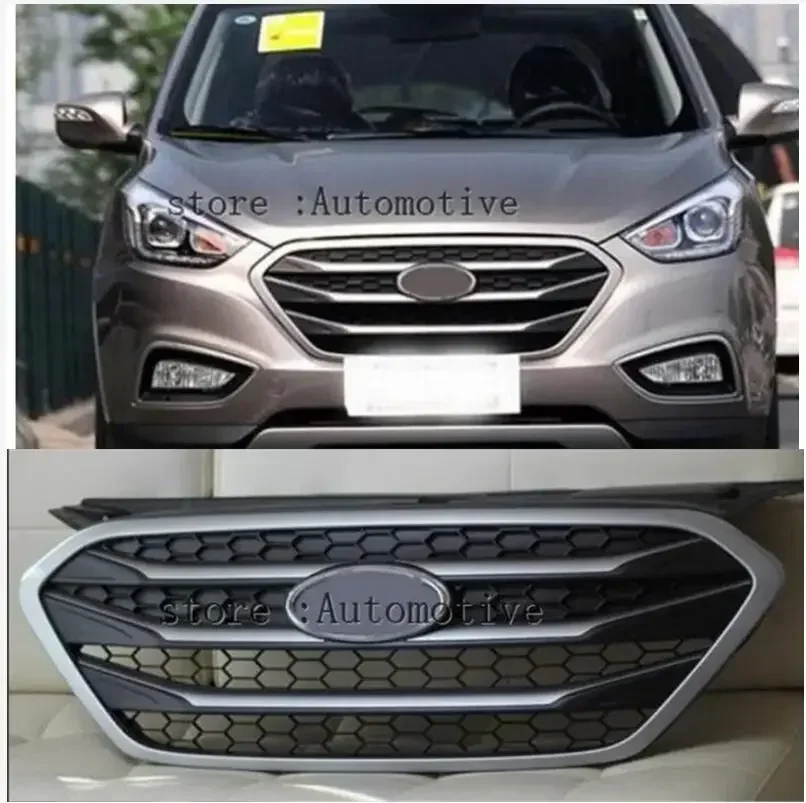 

Original ABS Chrome Front Grille Around Trim Racing Grills Trim For 2013 2014 2015 for Hyundai ix35