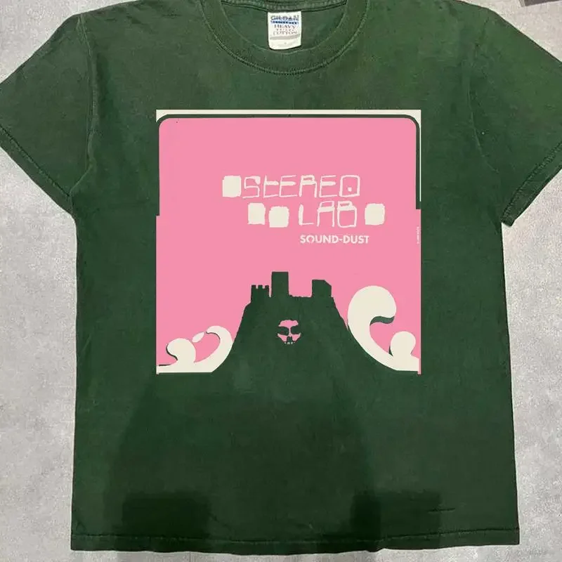 

Stereolab Band Sound Dust Forest Green T Shirt Full Size S 5XL ET1337