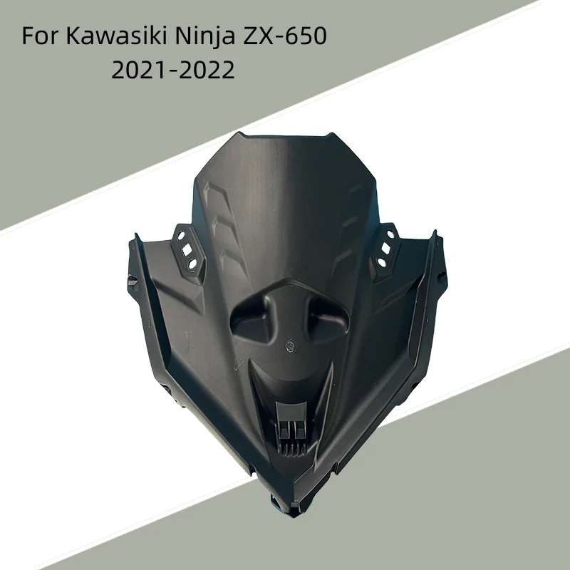 

For Kawasiki Ninja ZX-650 2021-2022 Motorcycle Unpainted Head Fairing nose Front Middle ABS injection Fairing Accessories