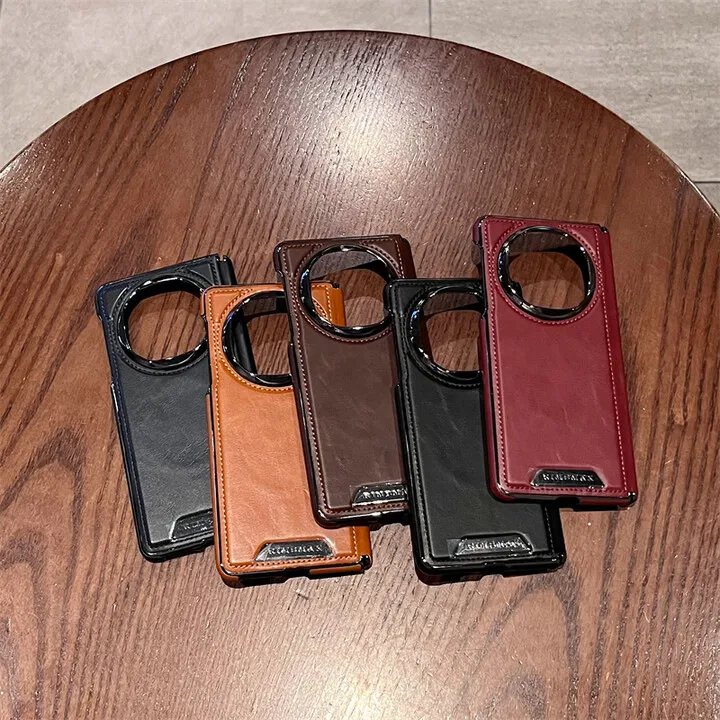 

Чехол для телефона Huawei Mate X6 X3 Collector's Edition X5, высококачественный кожаный кожаный складной защитный чехол с магнитной петлей