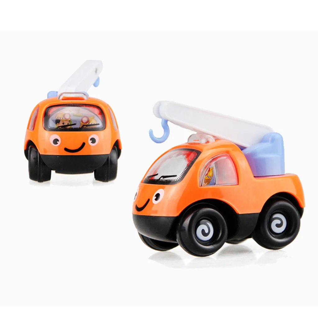 Pull Back Car Toy Classic Construction Truck Plastic for Kids Toys Indoor Fun