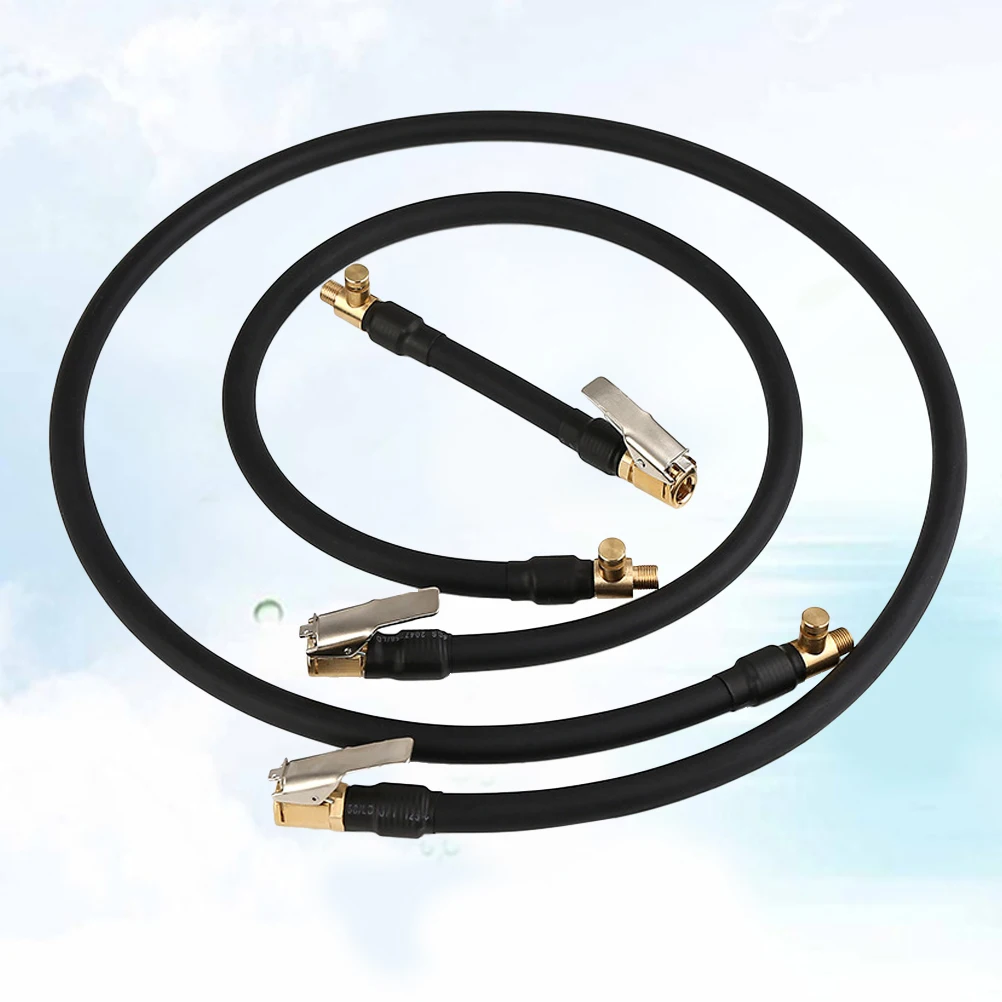 

Universal Car Wheels Tyre Extensions Tube Flexible 60cm Inflate Extender Pipe Head Clip Design Tyre Extensions Tube