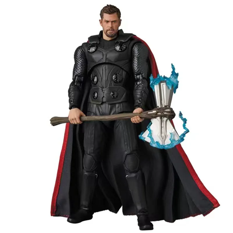 Hot Toys Anime Marvel Avengers Action Figures SHF Thor Love and Thunder Thor Odinson Joint Movable Model PVC Figurine Fans Gifts