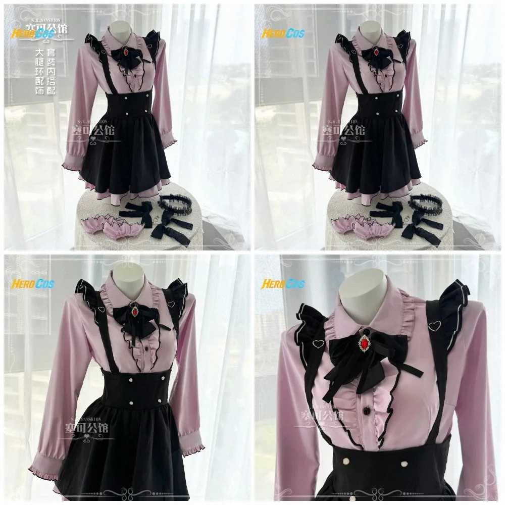 Date A Live Tokisaki Kurumi Magic Detective Cosplay Costume Sweet Uniform Dress Activity Party Role Play Clothing HERO Cos