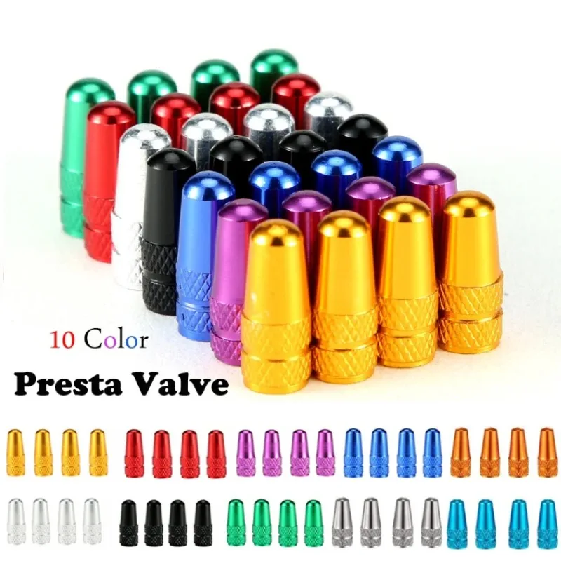 

4 шт., алюминиевый сплав, дорожный MTB велосипед, трубка, шина, колпачок клапана колеса, колпачки для штока воздуха, пылезащитный чехол, аксессуары для велоспорта