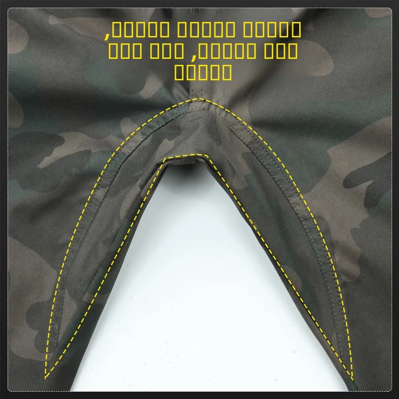 Conjunto de Roupas de Trabalho Masculinas em Camuflagem, Casual, Respirável, de Algodão Elástico, Roupas de Trabalho Duráveis e Resistentes à Sujeira, Coleção Primavera-Outono