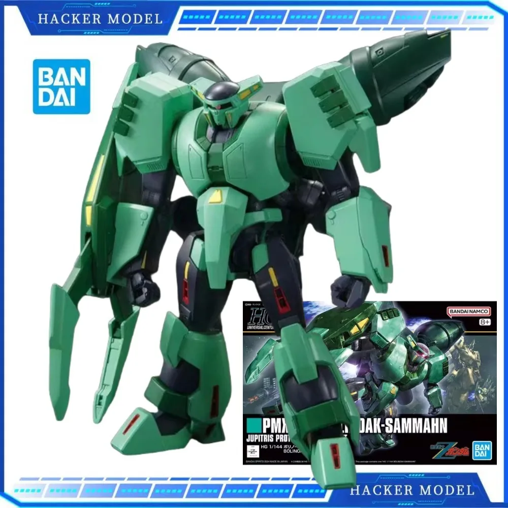 

Bandai Genuine Gundam Anime Model Kits Pmx-002 Bolinoak Sammahn Toy HGUC 1/144 Action Figure Assembly Model Gift for Kids School