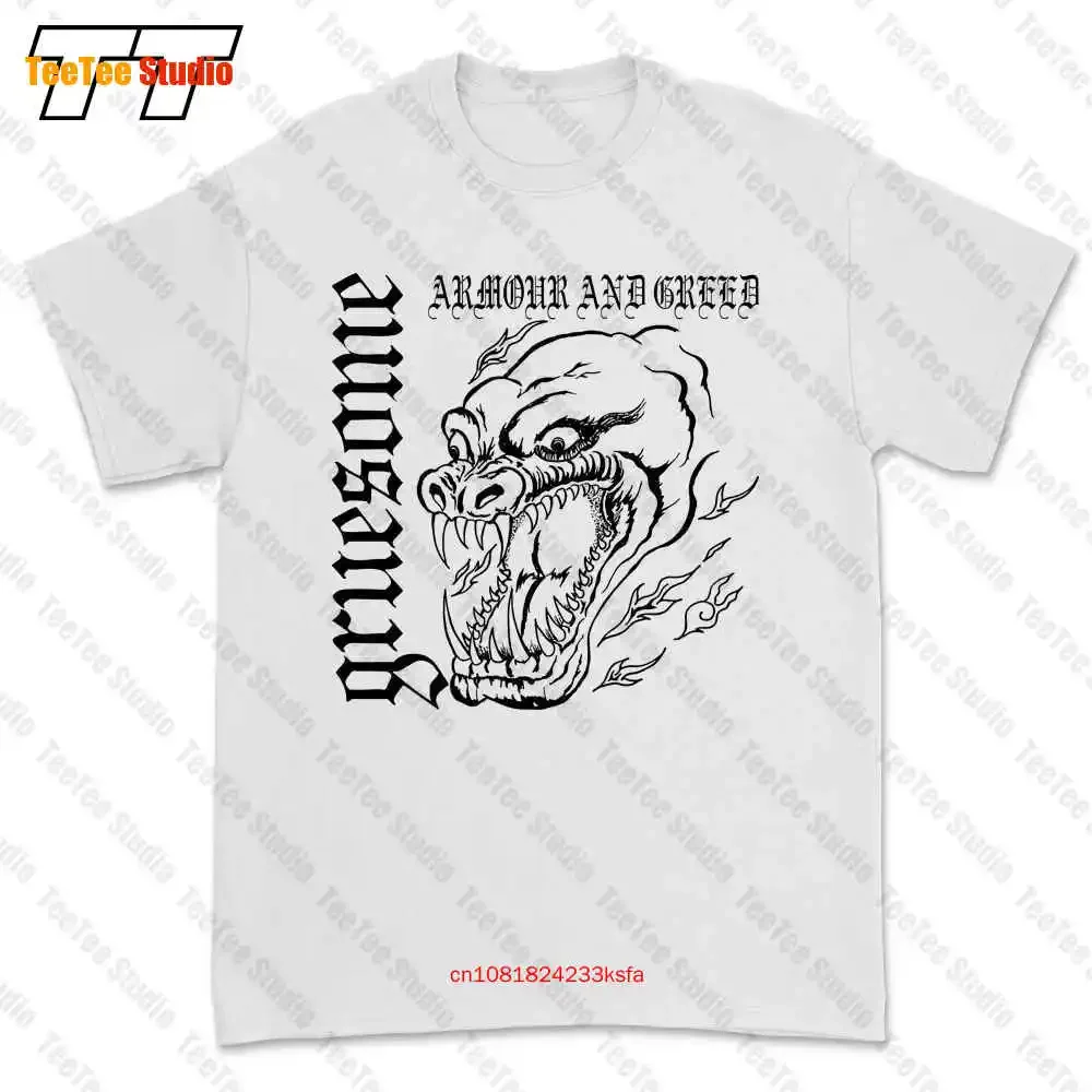 Gruesome Armour And Greed Japanese Oi! Skinhead Music T-shirt Tee UY0B