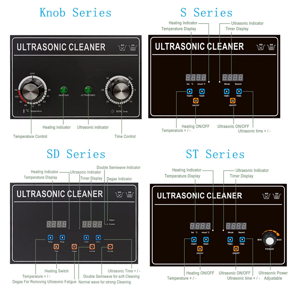 Ultrasonic Cleaing Machine 60w Ultrasonic Bath Ultrasonic Cleaners 2L Jewelry Glasses Aligners Dental Watch Parts Phone Repair