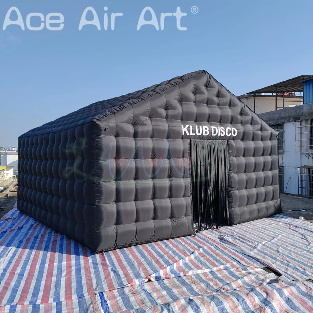 Large Inflatable Nightclub Cube Tent House for Night Club Event Exhibition Wedding Party Use