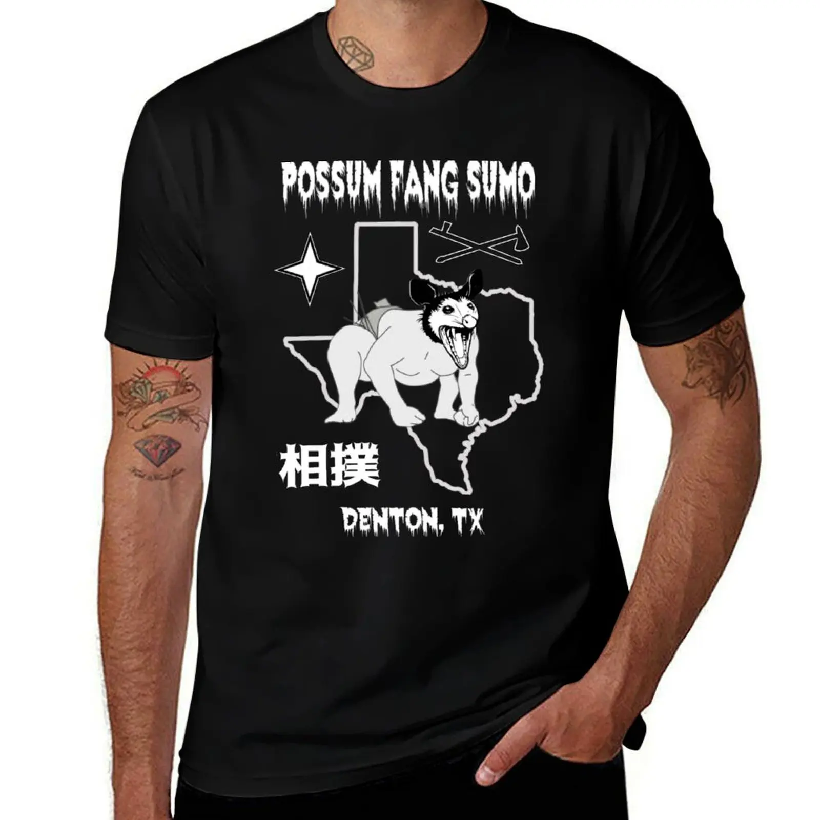 

Dark cotton for shirts Sword part T-Shirt funny Chaos Fang shirts prints man 2: of t with t Possum