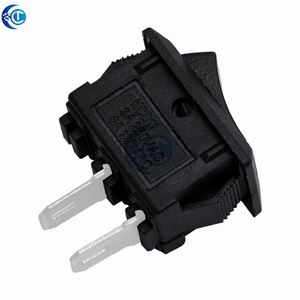 Compact KCD11 10×15mm Boat Switch (10PCS) - 2PIN SPST ON/OFF for Auto & Household Dashboards
