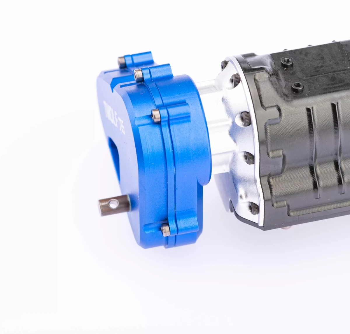 Peças de atualização da caixa de transmissão de metal para caminhão de esteira rolante escala 1:8 TWOLF 715 TW-715 peça de opção de carro RC