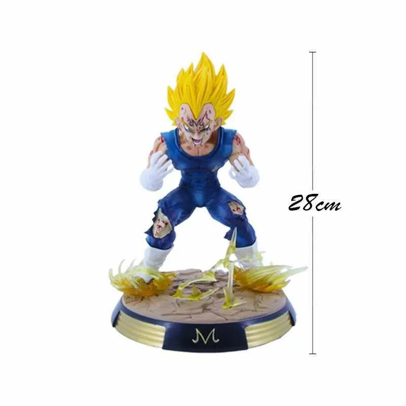 Figura de acción de Dragon Ball Z GK Vegeta, figura de Majin Vegeta, estatua de PVC con Base, modelo de colección, juguetes, regalos, 28CM