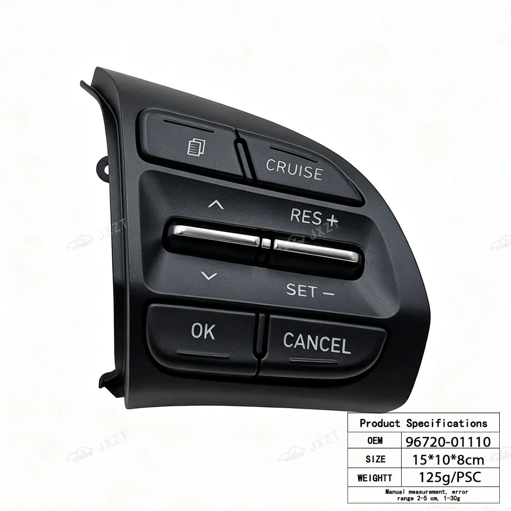 Car Multi-Function Steering Wheel Cruise Control Button Switch 96720-01110 9672001110 For Hyun-dai Kona Encino