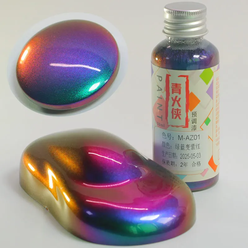 Chameleon Model Paint 50ML Military Figure Airbrush Spraying Paint Angle Color Shift Pre Mixed Paint Ready To Use For Model