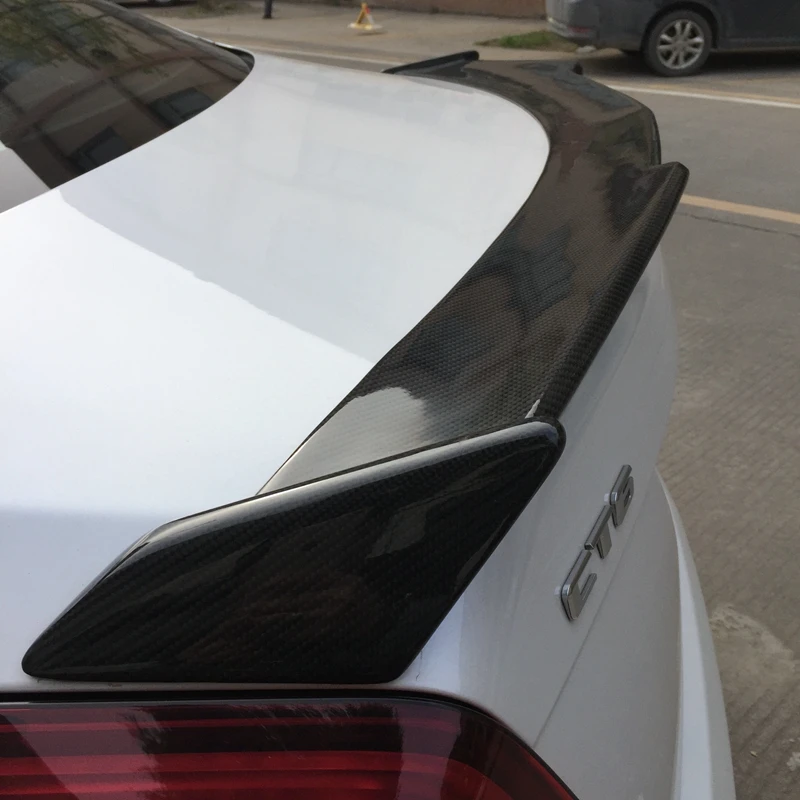 High quality carbon fiber rear wing torso lip spoiler for Cadillac CT6 spoiler 2015 - 2017