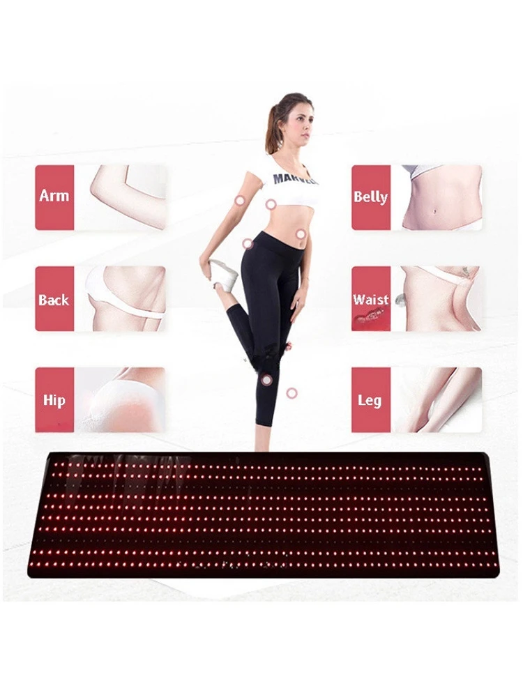 Light Therapy Mattress 635 * 850nm Infrared Heated LED Therapy Mattress