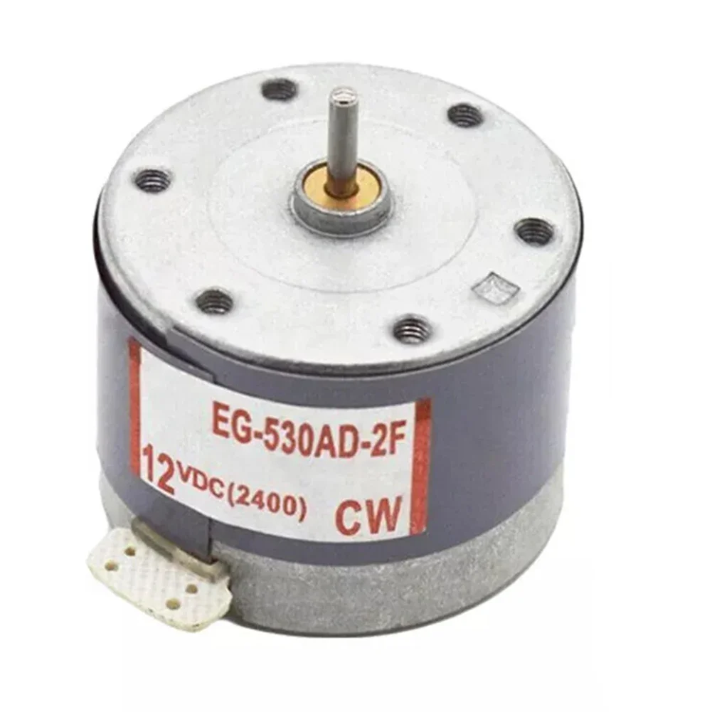 2 uds EG-530AD-2F Motor de Audio DC 12V CW grabadora de cinta Audio cabstan Motor piezas de herramientas para casette para reproductor de CD para CD-ROM