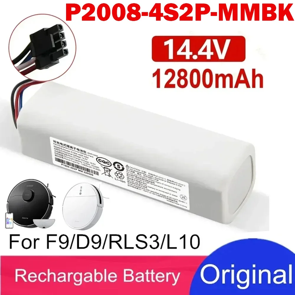 

P2008-4S2P-MMBK Original Replacement Battery For Dreame F9 D9 L10 Pro Plus RLS3 RLS5 RLS5L RLS5D Accessories Parts