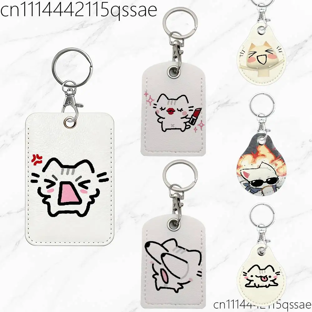 For Silly Cat Boykisser Magnetic keychain case For Apple Airtags, also suitable for Pandora Tag dog tracker/locator devices