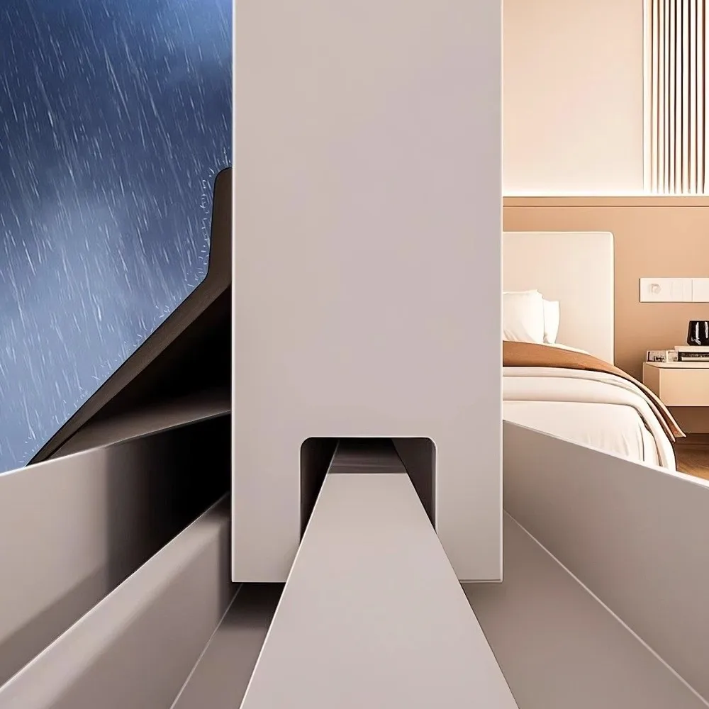 50 سنتيمتر Ainproof المياه ارتجاعي نافذة المياه حجب بار ختم وظيفة المطاط مقاوم للماء يربك نافذة حافة مقاوم للماء