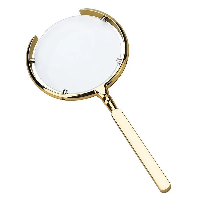 

110Mm Magnifying Glass Jewelry Loupe Handheld Jewelers Eye Magnifier Portable Magnifier for Coins Map Stamps Gems