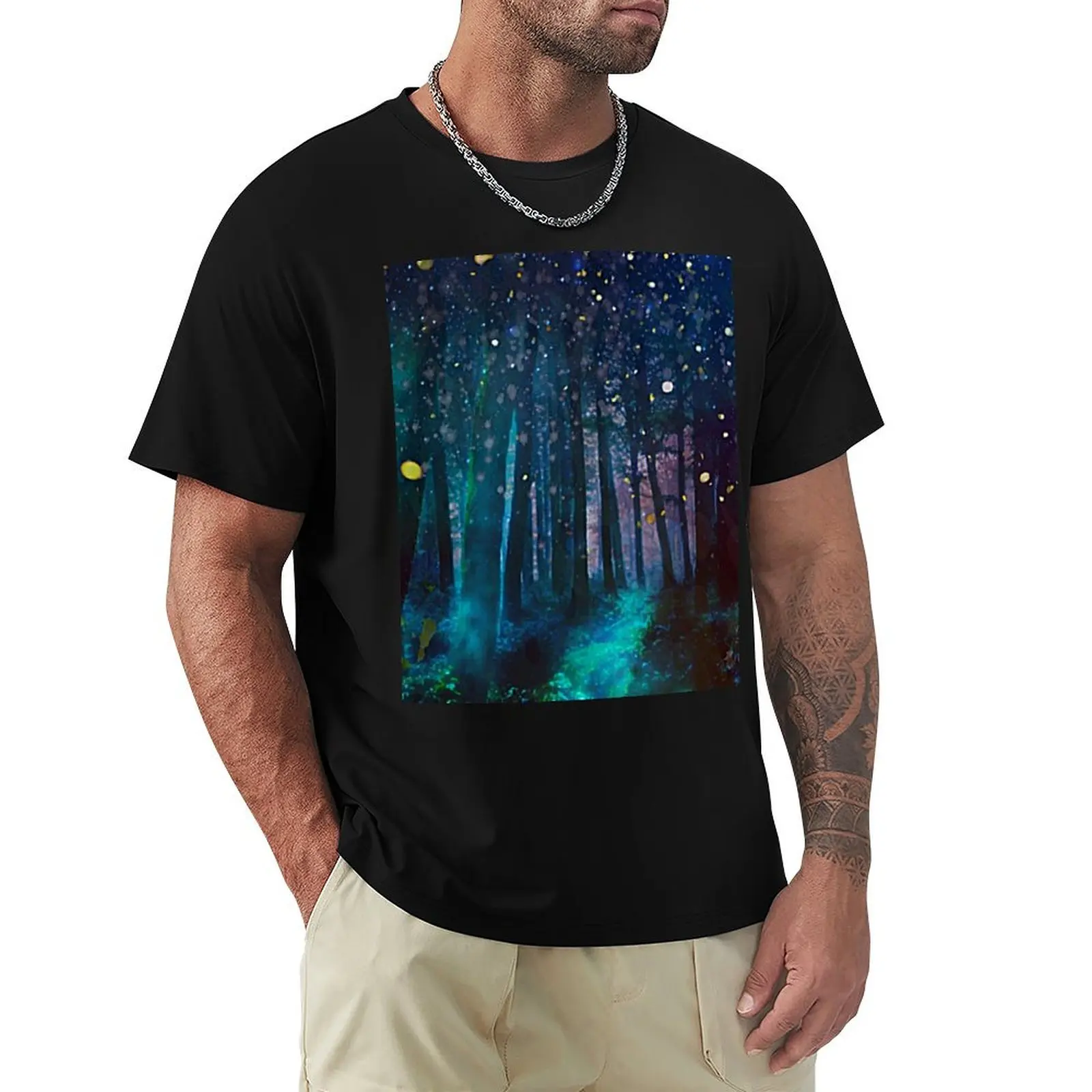

Firefly Forest T-Shirt hippie clothes vintage t shirts plus sizes t shirt for men