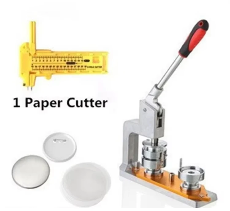 Industrial Equipment 58MM Customizable Full Set Cutting Tools Consumables Pin Button Machine Badge Refrigerator Magnet Machinery