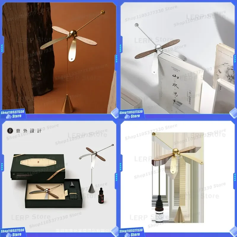 Dragonfly Balance Diffuser Aromatherapy Device Home Office Fragrance Ornament Accidental Design Poem Interior Decor Logo Gift