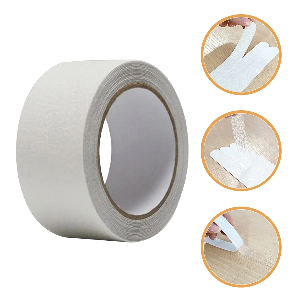 

1 Roll Clear Non Slip Tape Transparent Grip Tape for Outdoor Stairs Stair Grips Stair Grips Non Slip Transparent Tape,