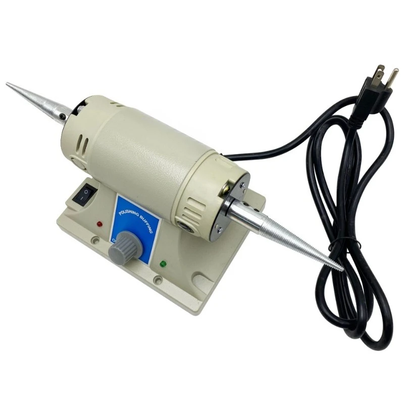 

TM-2 European Double Head Tip Table Polishing Mill, Cloth Wheel Mill Table Grinder Miniature Table Rust Removal Machine