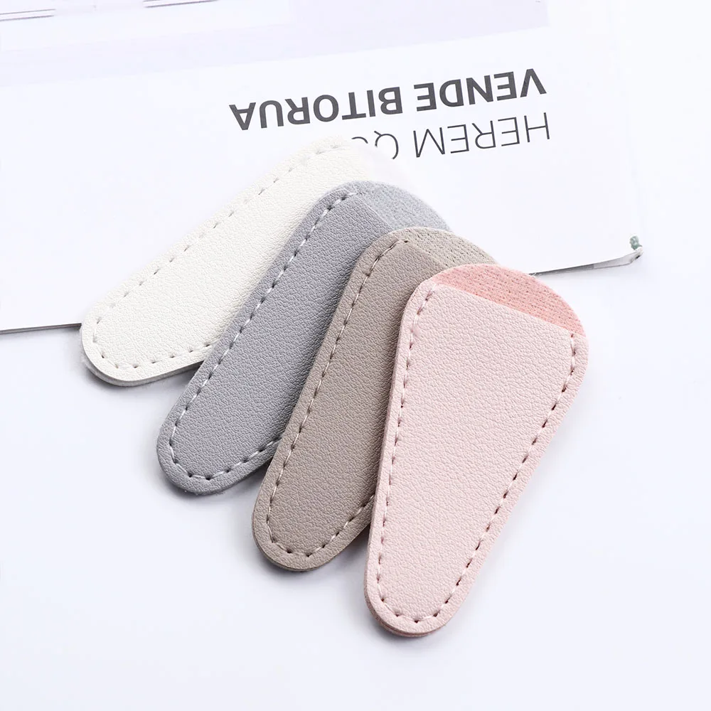 1pcs Scissors Protective Cases PU Leather Sewing Box Scissors Protective Cover DIY Scissors Sleeve Dead Skin Tweezers Cap