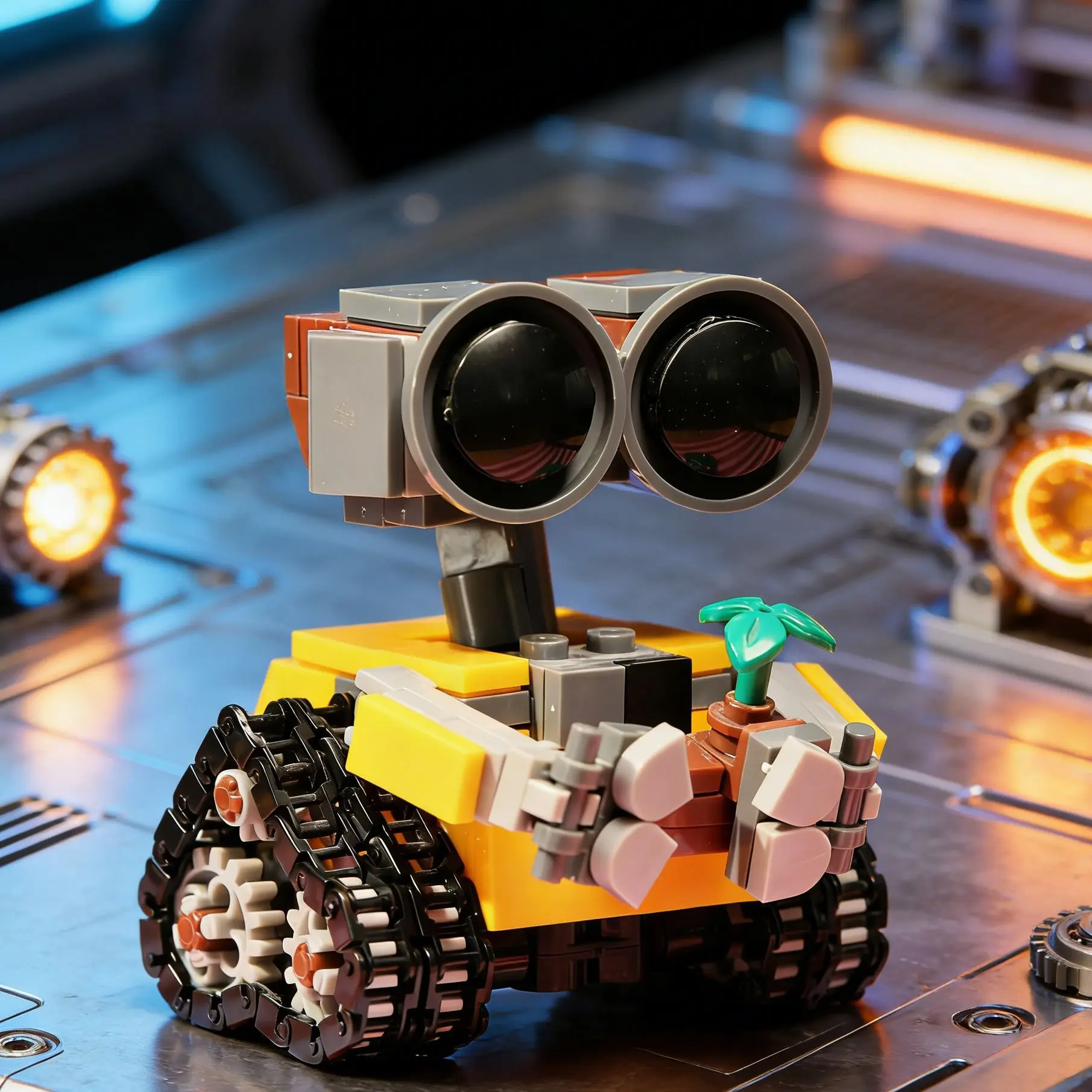 2026 Hot Mini Wall-E Building Block Kit MOC Idea Technical Classic Movie Model Building Block Assembly Children's Toy Gift*