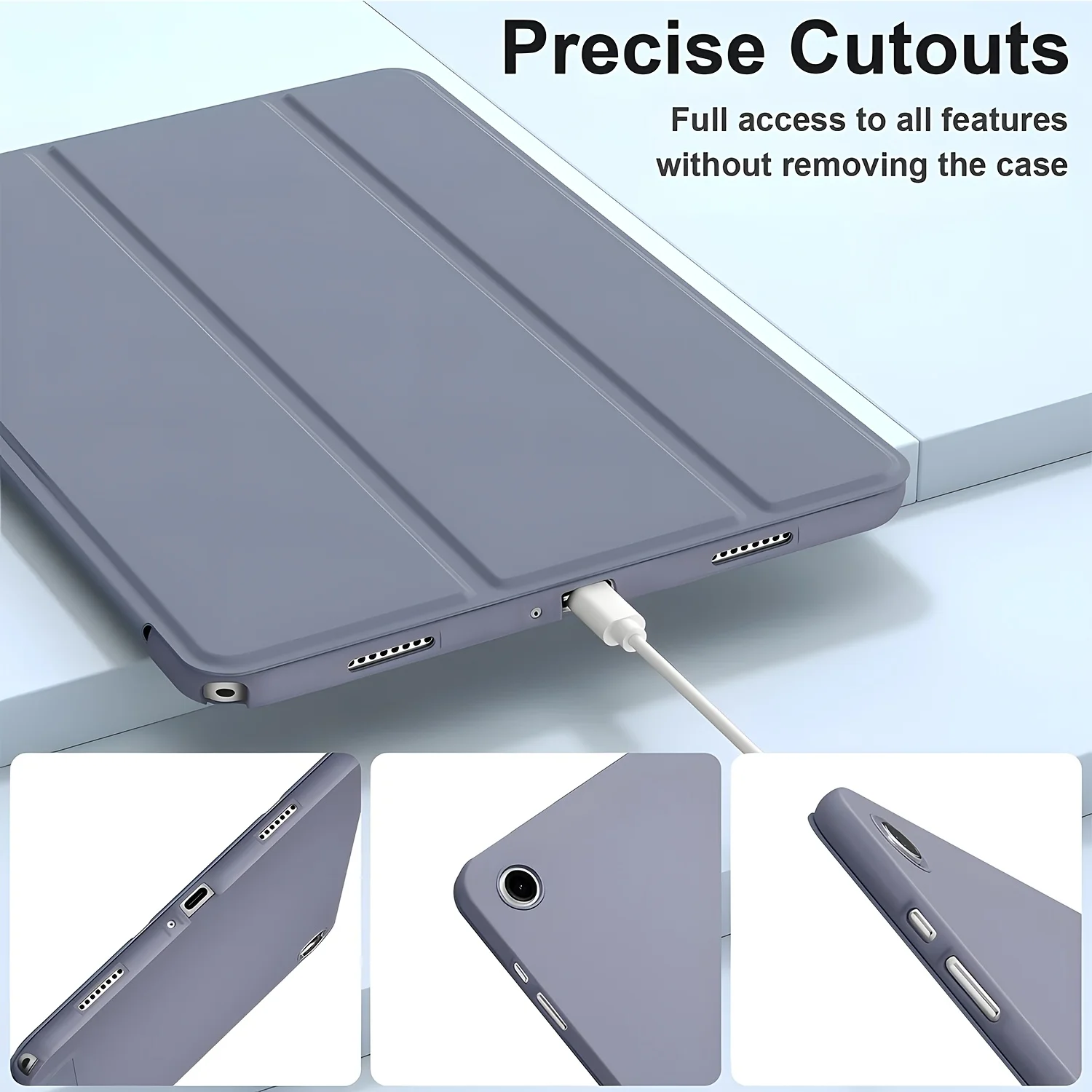 For Samsung Galaxy Tab A7 A8 A9 A11 S6 S7 S8 S9 S10 FE + Lite Plus 8.7 10.4 10.5 10.9 11 Magnetic Flip Smart Cover Tablet Case