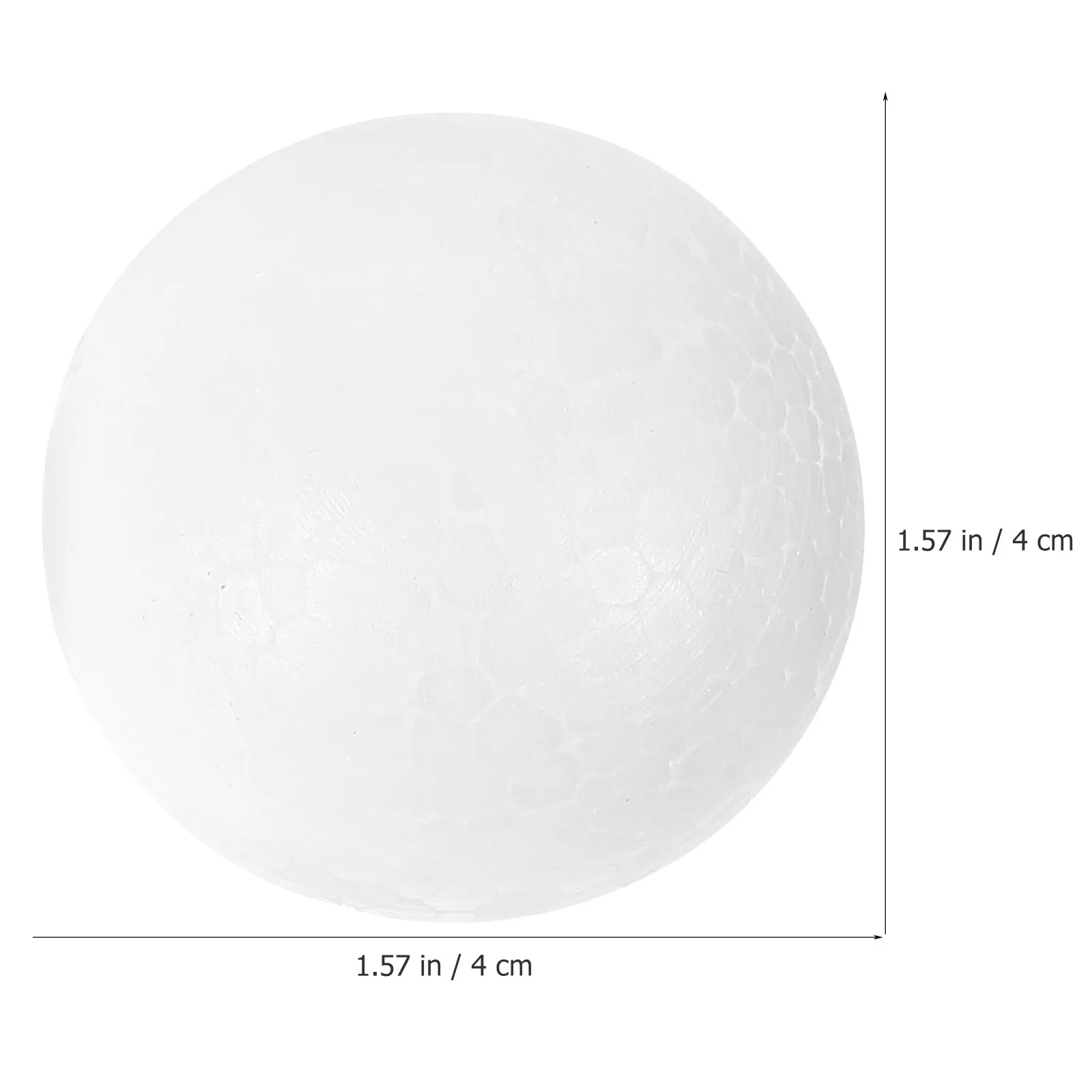 200Pcs 3Cm White Half Craft Foam Balls Versatile DIY Supply for Painting Writing Pinned Glued Projects Christmas New Year Decor view 5