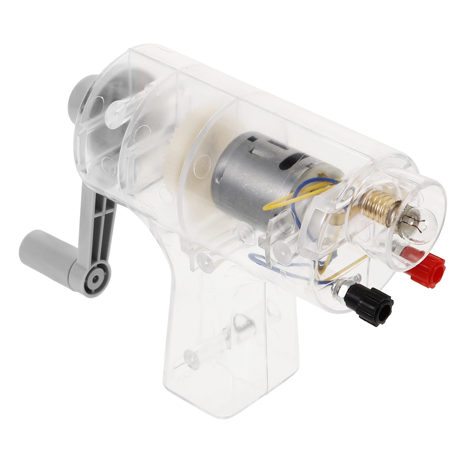 

Hand Generator Crank Electricity Generators Science Kit Electrical Motor Children's Plastic Primary School Experiment