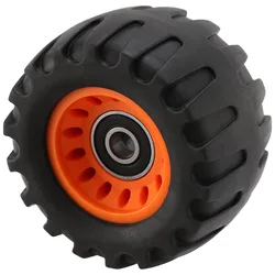 All Terrain Off Road Skateboard Longboard Wheels Road Damping Wheel Dance Board Round (Set of 4 Contains Bearing Sleeve)